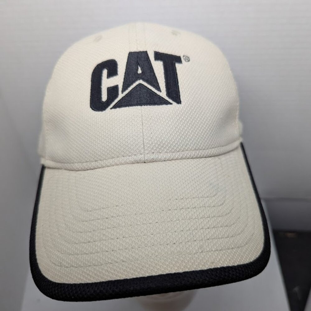 Caterpillar CAT Hat Black Baseball Cap Adjustable Embroidered Logo